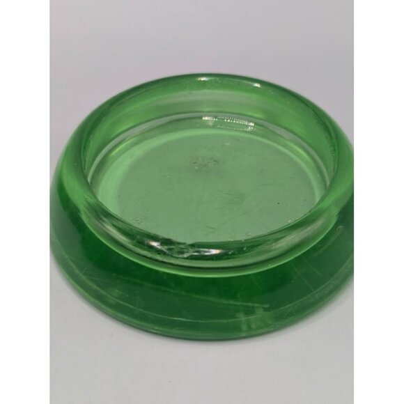 Vintage Uranium Hazel Atlas Glass Furniture Casters - Picture 9 of 9